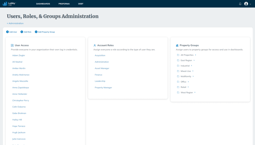 Track delinquency across properties in your CRE portfolio.